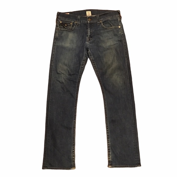 True Religion Other - True Religion Mens Blue Straight Jeans